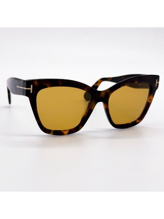 NEW TOM FORD ELVIRA SUNGLASSES TF1217 52E CAT EYE HAVANA WOMEN EYEWEAR FT1217 main image 5